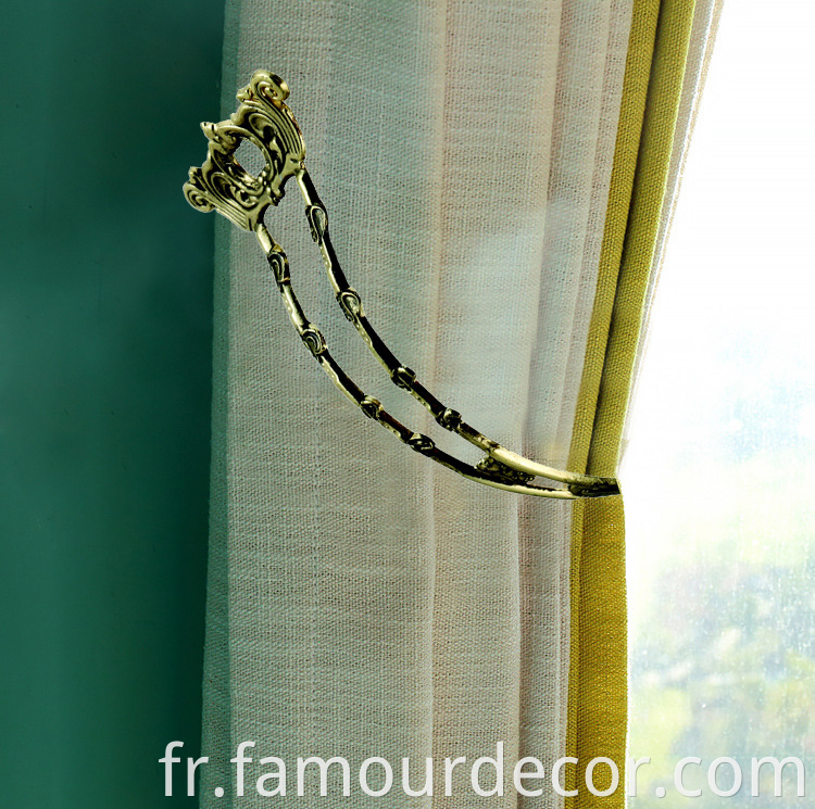 European Curtain Tassel Hook Curtain Rod Accessories